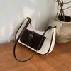 Bolso de Axila de Cuero Aceitado y Encerado Retro de Moda Textura de Alta Calidad Bolso Versátil de Hombro Único Cruzado Estiloso para Viajes Cotidianos Bolso para Teléfono