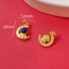 Colgante con candado de longevidad chapado en oro, accesorios para colgantes de cuentas, pulsera de cuerda roja, collar, colgante de conejo de jade, accesorios para colgantes