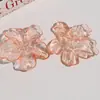 Pétalos de Flor de Iris Exagerados tipo Vidrio Transparente Accesorios de Resina para Manualidades Accesorios para el Cabello, Pendientes, Decoraciones para Zapatos, Broches, Pinzas para el Cabello