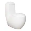 Jomoo Inodoro Baño Cerámica Ahorro de Agua Silencioso Anti-Salpicaduras Sifón Inodoro para Uso Doméstico