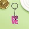 Día de San Valentín tres series llavero creativo Xiyin llavero creativo pequeño regalo moda llavero de coche PVC suave