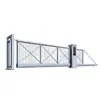 Puerta Deslizante Eléctrica, Puerta Deslizante para Sitios de Construcción, Villas, Fábricas, Escuelas, Puerta Automática, Puerta de Aleación de Aluminio, Puerta Deslizante de Acero Zinc