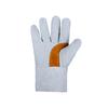 Guantes de Soldadura de Piel de Vaca, Guantes de Protección Laboral para Soldadura de Piel de Vaca Gamuzada Suave, Aislantes del Calor y Resistentes al Desgaste, Anti-Mordeduras de Perro y Arañazos de Gato