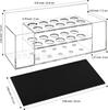 Suporte Magnético de Acrílico para Geladeira com Porta-Giz e Quadro Negro Transparente para Marcador de Quadro Branco