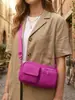 Bolso de mujer lu más vendido transfronterizo para deportes al aire libre bolso cruzado cartera cremallera de doble capa poliéster bolso cruzado de cintura Amazon