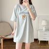 Roupas de Amamentação para Mães Ativas Saindo, Vestido de Verão, Tops Camiseta Estampados Modernos de Manga Curta, Peças de Sobreposição, Roupas de Amamentação para o Verão