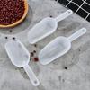 Pala de hielo de boca redonda de plástico, pala grande y gruesa para harina, pala para arroz doméstico, pala para nueces, pala de plástico para alimentos, pala para cavar frijoles