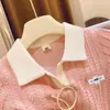 Nuevo Conjunto Dulce de Verano para Niñas: Conjunto de Dos Piezas Rosa para Bebé con Polo de Manga Corta y Shorts