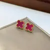 Pulsera de Trébol Transfronteriza con Diamantes, Lujo Ligero y Sensación de Alta Gama, Joyería de Nicho Popular para Mujeres, Accesorios Simples para la Mano