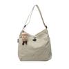 Bolsa de Tela de Nylon Bolso Tote para Mujer Gran Capacidad Verano Se Puede Usar Cruzado 2025 Nuevo Versátil Un Hombro Clase Bolso para Viajero
