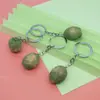 Llavero Colgante Divertido de Resina Simulación de Frutas y Verduras Fresa Jade Col Repollo Tienda de Catering Gourmet Colgante Pequeño Regalo