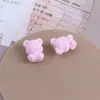 Peluche Caricatura Oso Tridimensional Agujero Recto Pulsera de Cuentas Collar Colgante para Cabello Colgante Joyería DIY Accesorios Venta al por Mayor