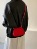Bolsa de mão color-blocking estilo coreano para mulheres, bolsa de ombro casual retrô de camurça outono e inverno 2025, bolsa da moda, bolsa transversal para o dia a dia
