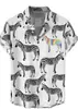 Camisa Hawaiana de Manga Corta para Hombre Nueva, Transfronteriza Europea y Americana, Estampado 3D, Casual, Transpirable, Tendencia, Camisa tipo Cárdigan