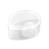 Caja de almacenamiento de borlas de polvo con forma de gota Mao Geping, transpirable, perforada, multicapa, vacía, con cojín de aire para algodón de azúcar