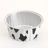 Bol de Papel de Aluminio para Freidora de Aire Caja de Papel de Aluminio Taza Reutilizable para Pastel y Pudín Molde para Hornear de Horno Casero
