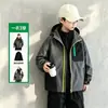 Roupas infantis, jaqueta de outono para meninos, novo modelo 2026, jaqueta de três em um destacável de primavera e outono para crianças de porte médio e grande