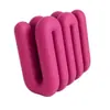 Nuevo producto transfronterizo impreso en 3D: Soporte para portátil con patrón ondulado, un organizador de escritorio escultórico impreso en 3D