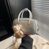 Han Feng Chique Vintage Texturizado em Cera de Óleo Bolsa de Axila Grande Capacidade Bolsa de Ombro Bolsa de Mão Bolsa Boston Almofada Bolsa Feminina