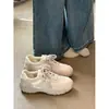 Zapatos de Entrenamiento Alemanes de Cuero Genuino para Mujer Hacen que los Pies Parezcan Más Pequeños 2026 Otoño/Invierno Nuevos Ligeros Versátiles Casuales Zapatos Deportivos Zapatos de Forrest Gump Zapatos de Papá