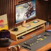 Soporte para Monitor de Escritorio, Elevador Extendido para Computadora, Organizador de Escritorio de Oficina, Estante de Almacenamiento para Escritorio, Soporte para Laptop