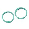 Llavero de Esmalte Horneado Color Tarjeta de Color Anillo Diámetro 30mm Apertura Móvil Anillo de Alambre de Hierro Anillo de Libro de Unión Metálica