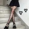 Medias de Red Sexy con Lazo para Mujer Pantimedias Caladas con Base de Encaje Medias de Malla de Seda Medias Finas Populares en Internet Calcetines de Red de Pesca