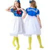 Novo traje de marinheiro cosplay de pato fofo para crianças adultas, traje de desenho animado de pato marinho para bebê