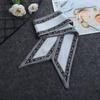 Nuevo Pañuelo de Seda Pequeño para Mujer Estilo Coreano a Rayas con Lazo Pequeño de Doble Cara para Atar Bolsa Accesorios para el Cabello Pañuelo Accesorios para Ropa Pañuelo al por Mayor