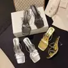 Sandálias de bico aberto com temperamento de alta qualidade sapatos de fada novo uso de verão sandálias de salto alto versáteis francesas