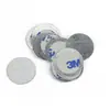 Charolas metálicas vacías, redondas y cuadradas, para maquillaje, en existencia. Sartenes de acero inoxidable para polvos, subenvasado DIY, sartenes metálicas para sombras de ojos