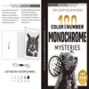 Amazon Transfronteiriça 100 COR POR NÚMERO MISTÉRIOS MONOCROMÁTICOS HD Versão Original