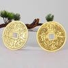 Monedas de latón y cobre con cara brillante, adornos para el hogar, venta al por mayor de fábrica.