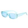 Caja de Celebridades de Internet Europeas y Americanas Gafas de Sol para Mujer Transfronterizas AliExpress Moda Ovalada Marco Pequeño Gafas de Sol Marinas Tendencia