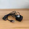 Bomba submersível para aquário pequeno DC DC5V, conector USB, para animais de estimação, água potável, artesanato, jardim de pedras, água corrente, mini bomba d'água