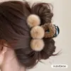 Nuevo Clip de Pelo de Felpa para Otoño e Invierno 2026 para Mujer, Pinza de Tiburón para Recogidos, Pasador de Gama Alta, Accesorio para el Cabello