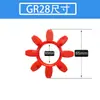 Tornillo Amortiguador de Acoplamiento para Compresor de Aire Junta de Goma Octagonal Forma de Flor de Ciruelo GR28 38 42