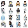 53 nuevas pegatinas de graffiti de la estrella Messi pegatinas creativas personalizadas para decoración de teléfono móvil, patineta, armario al por mayor