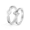 Anillos de Compromiso de Moissanita Zirconia Transfronterizos Alianzas de Boda para Parejas Corona Europea y Americana Anillos Abiertos para Parejas fábrica de anillos