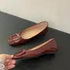 Zapatos Mocasín Elegantes de Diseño Francés para Mujer, Nueva Colección Primavera y Otoño 2026, Boca Baja, Suaves para el Uso Diario, con Aumento de Altura Oculto y Suelas Gruesas