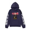 Moletom com Capuz Masculino Outono/Inverno com Forro de Fleece, Estampa do Anime Japonês Jujutsu Kaisen, Modelagem Ampla Casual Versátil