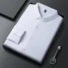 Camisas de Manga Larga Populares para Hombre Invierno 2025, Ropa Casual de Invierno para Hombres de Mediana Edad, Acolchado de Terciopelo, Camisas Térmicas sin Planchar, Dropshipping