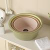 Set de Lavabo de Plástico Engrosado para Uso Doméstico, Disponible en Tamaños Grande, Mediano y Pequeño, Adecuado para Residencias de Estudiantes, Lavado de Pies y Lavandería