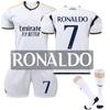 2324 Novo Uniforme de Futebol do Real Madrid Home 7 Vinicius 5 Bellingham 11 Rodrygo 9 Mbappé