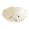 Plato de Frutas, Plato Pequeño Estilo Crema, Plato de Caramelos de Gran Capacidad, Plato Lindo de Oso para Huesos, Plato de Frutas para Sala de Estar en Casa, Plato de Bocadillos