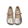 Zapatos planos bajos de estilo francés con suela blanda para mujer, nuevo modelo otoño 2026, zapatos cómodos y antideslizantes tipo abuela para combinar con faldas, zapatos Mary Jane