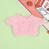 Ropa para muñeca de 10 cm, camiseta de manga corta, chaleco para muñeca, colección de atuendos para muñeca Labubu de 17 cm