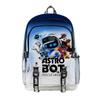 2024 Novo Produto Transfronteiriço Série Robô Universo Astro Bot Mochila Escolar para Estudante Bolsa Mensageiro Estojo