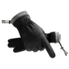 Guantes Calientes de Otoño e Invierno, Guantes Separados por Dedos Amigables con la Piel, Guantes Impermeables Calientes para Pantalla Táctil de Teléfono Móvil, Guantes Deportivos a Prueba de Frío para Ciclismo