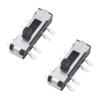 Interruptores Basculantes de 2 e 3 Posições em Estoque do Fabricante, Interruptores Deslizantes Eletrônicos Miniatura de Fileira Dupla SMD, Interruptores Basculantes